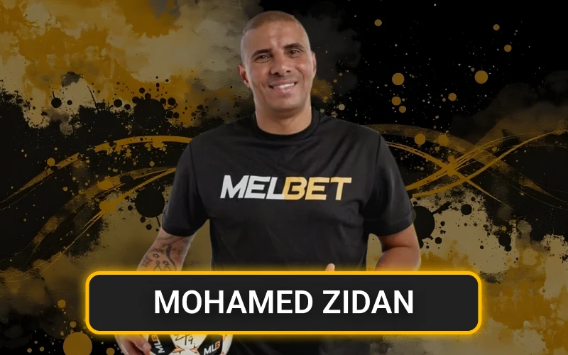 Football legend Mohamed Zidan invites you to Melbet.