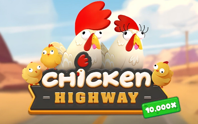 Try the Chicken Highway crash game on official Melbet website.