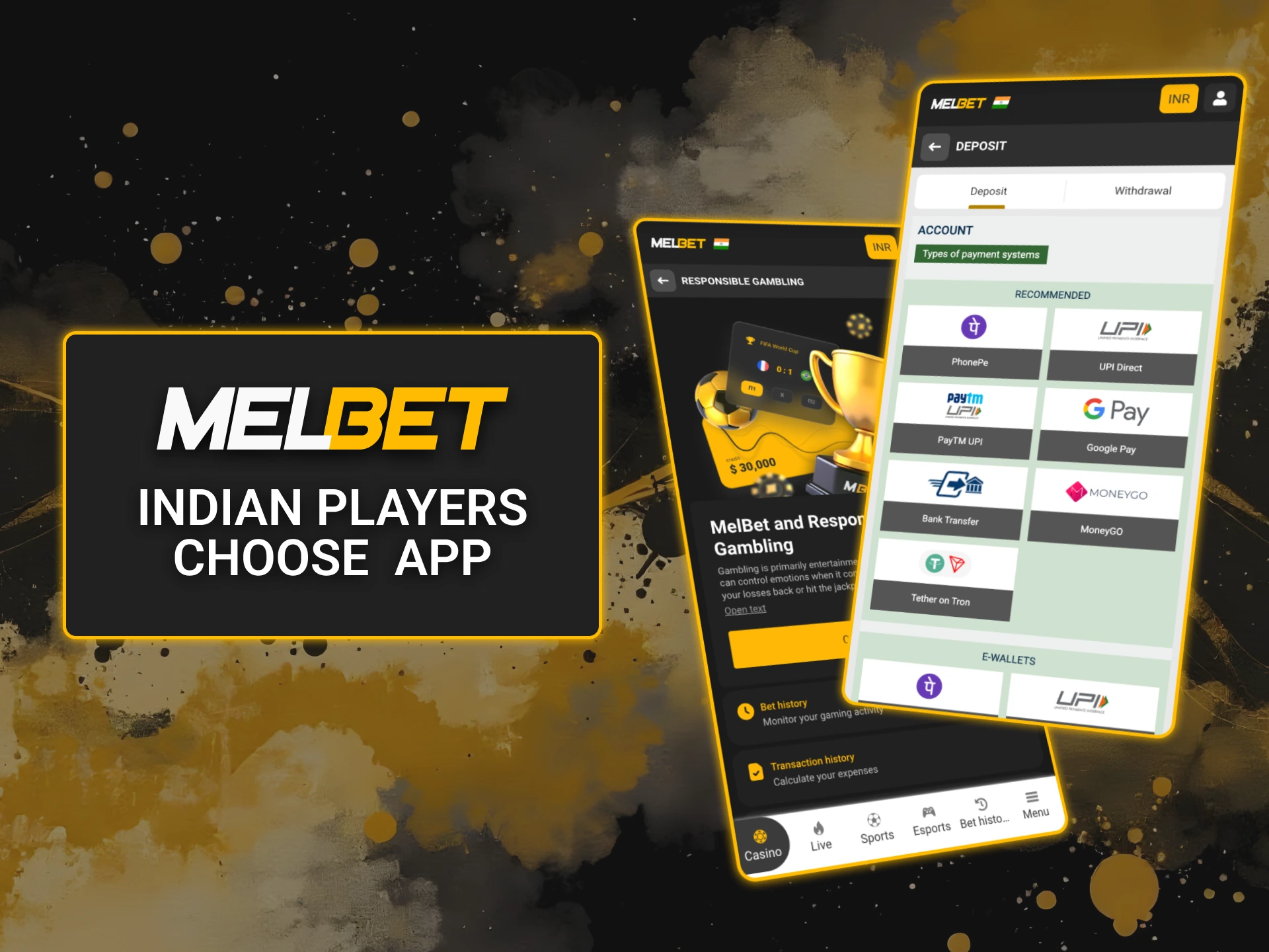 Join Melbet and customize personal settings like odds format and display options so the app perfectly matches your betting style.