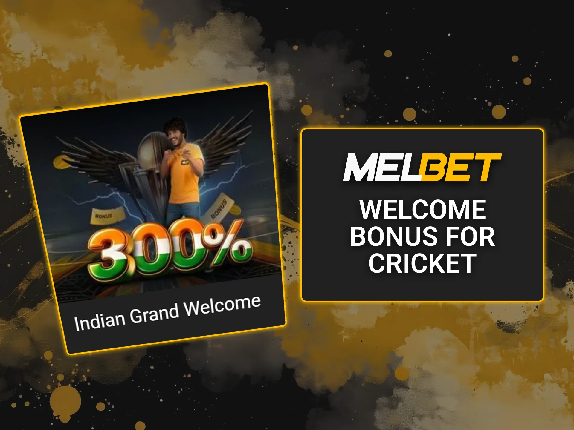 Claim a special welcome bonus on Melbet for cricket betting and boost your stakes.