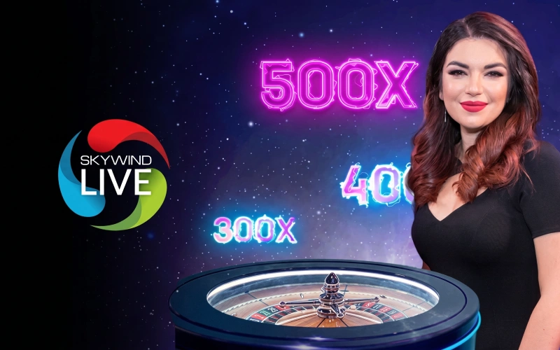 Stream Skywind Live Atom Roulette from the official Melbet live lobby.