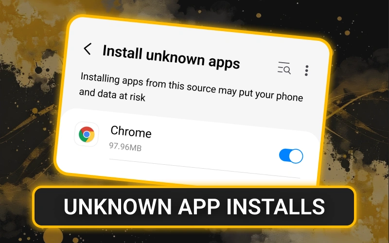 Enable unknown source installations for the official Melbet application setup.