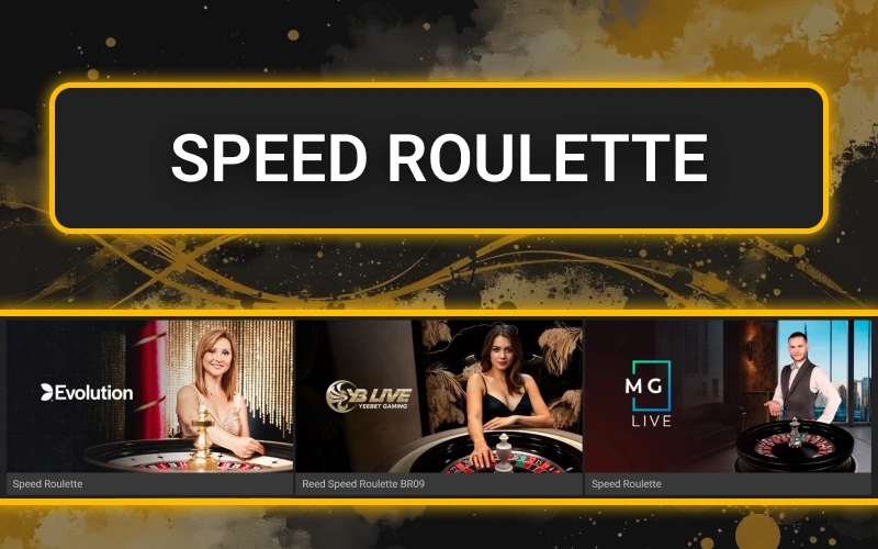 Enjoy fast Speed Roulette rounds on the official Melbet casino platform.