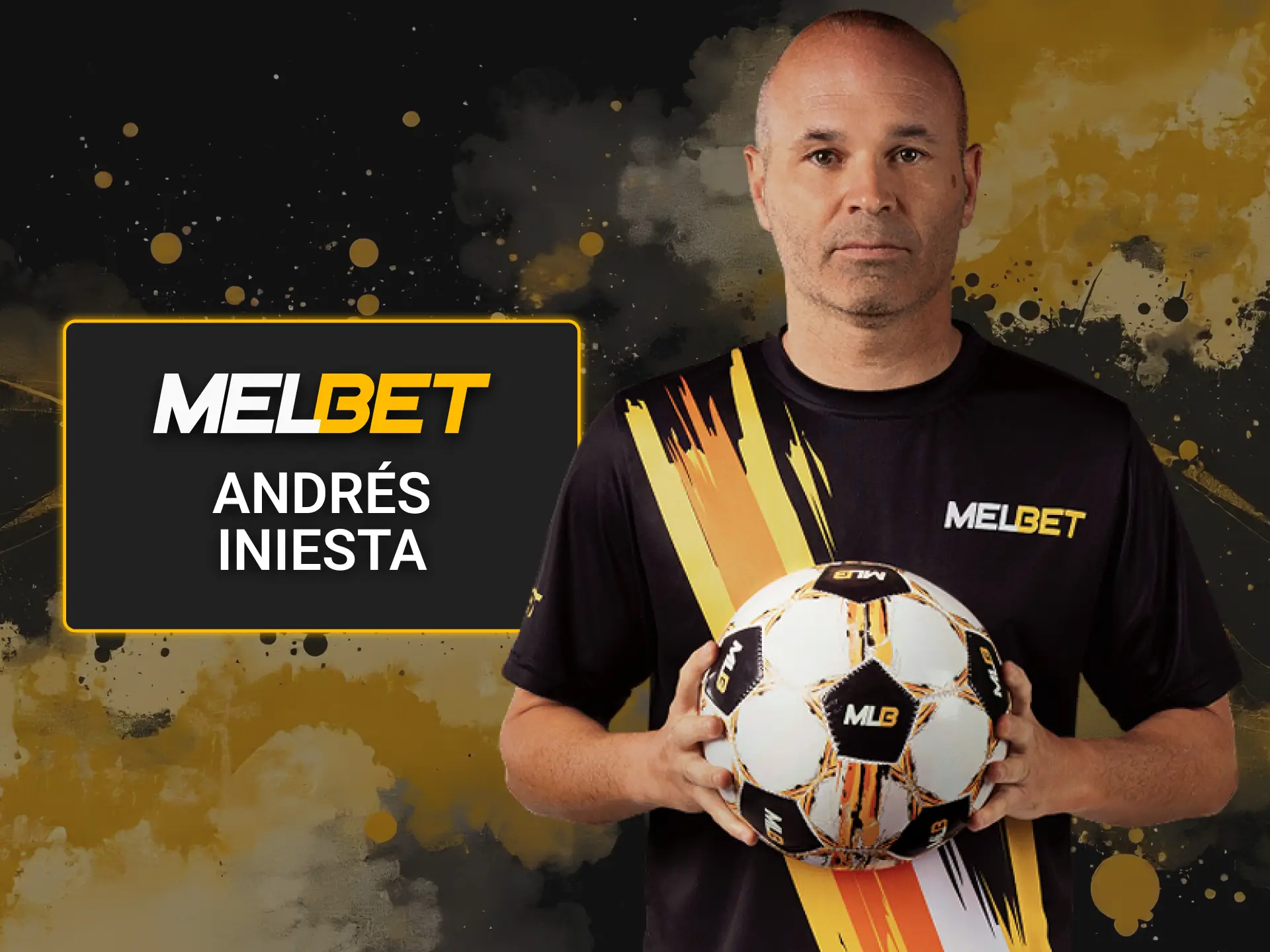 Participate in monthly giveaways from brand ambassador Andres Iniesta on the Melbet casino website.