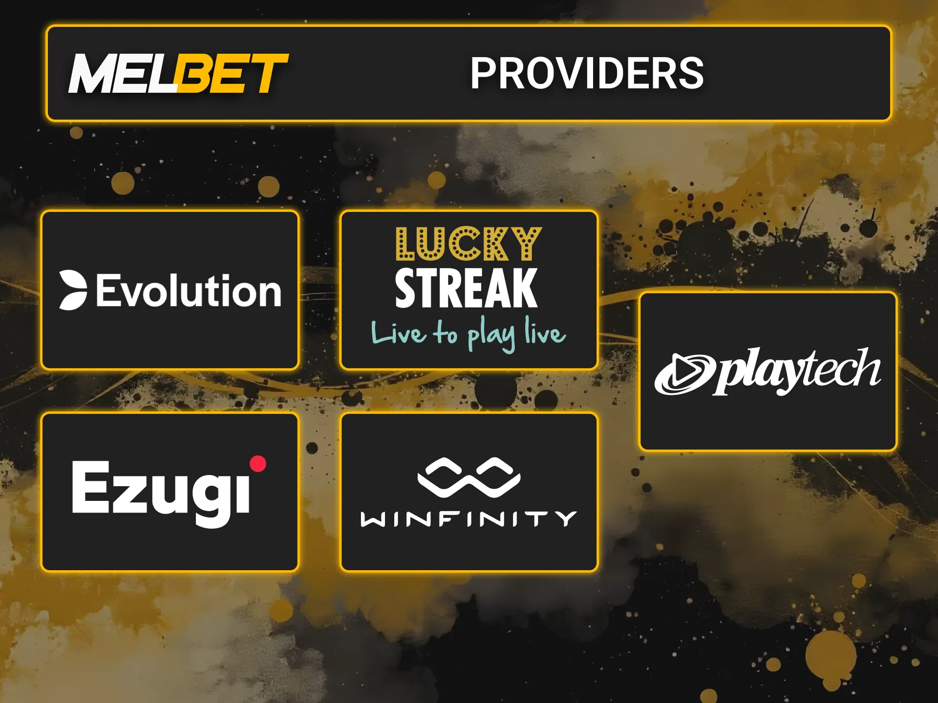 Play live roulette from the best global providers at Melbet casino, and experience the real atmosphere.
